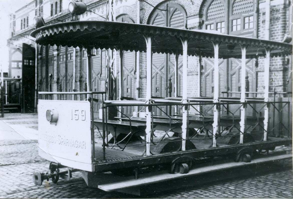 Släpvagn S4-159, f.d hästspårvagn